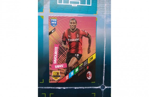 Panini FIFA 365 Adrenalyn 2024 Rafael Leao fans krtya