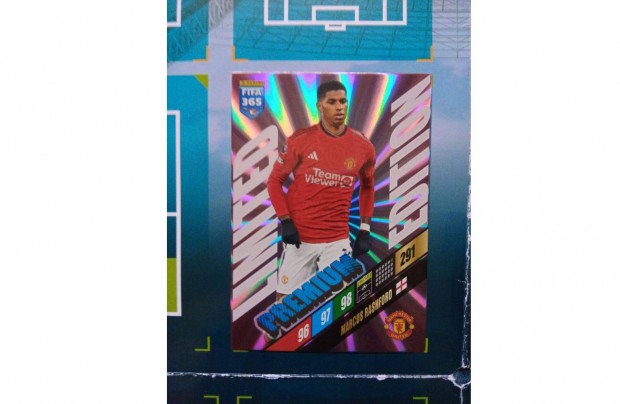 Panini FIFA 365 Adrenalyn 2024 Rashford Prmium Limited krtya