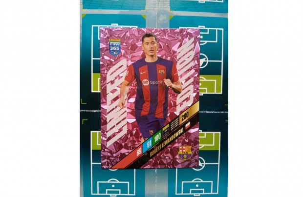 Panini FIFA 365 Adrenalyn 2024 Robert Lewandowski XXL Limited