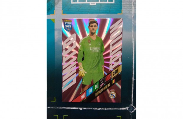 Panini FIFA 365 Adrenalyn 2024 Thibaut Courtois Limited krtya