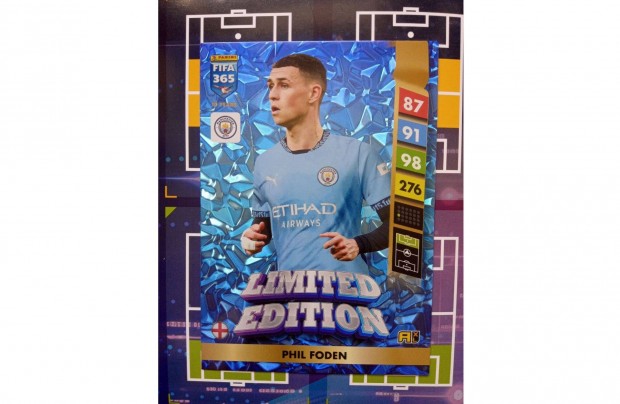 Panini FIFA 365 Adrenalyn 2025 Foden XXL Limited krtya