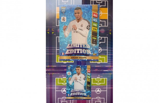 Panini FIFA 365 Adrenalyn 2025 Mbapp XXL Limited krtya