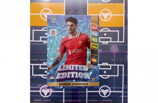 Panini FIFA 365 Adrenalyn 2025 Szoboszlai Dominik Limited krtya