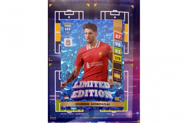 Panini FIFA 365 Adrenalyn 2025 Szoboszlai Dominik XXL Limited krtya