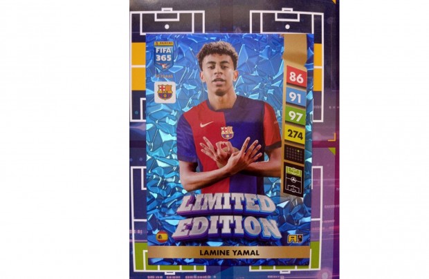 Panini FIFA 365 Adrenalyn 2025 Yamal XXL Limited krtya