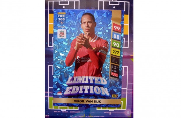 Panini FIFA 365 Adrenalyn 2025 van Dijk XXL Limited krtya