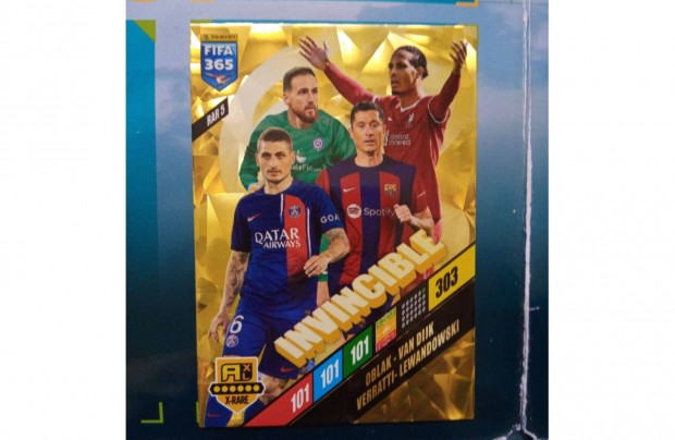 Panini FIFA 365 Adrenalyn XL 2024 Invincible focis krtya Tli Akci