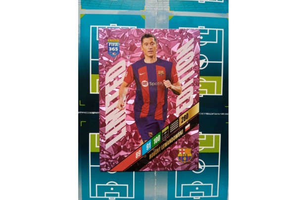 Panini FIFA 365 Adrenalyn XL 2024 Robert Lewandowski XXL Limited Akci