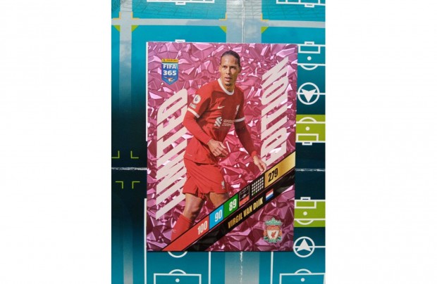 Panini FIFA 365 Adrenalyn XL 2024 Virgil van Dijk XXL Limited