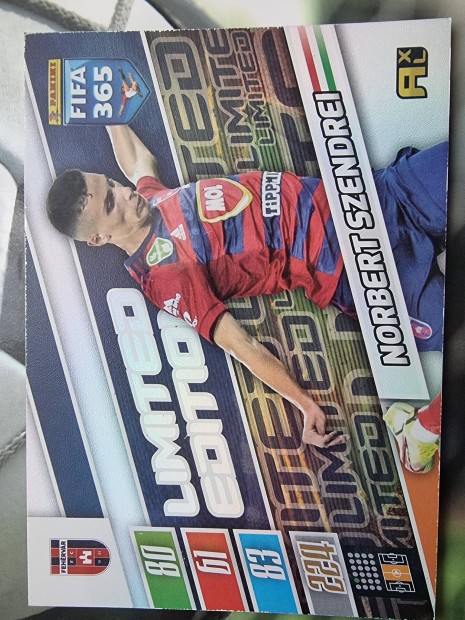 Panini FIFA 365 Adrenalyn XXL Limited Edition fociskártya