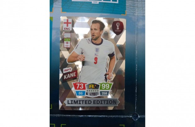 Panini FIFA World Cup Qatar 2022 Adrenalyn Limited Kane krtya