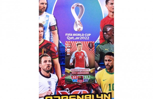 Panini FIFA World Cup Qatar 2022 Adrenalyn Nordic Damsgaard krtya