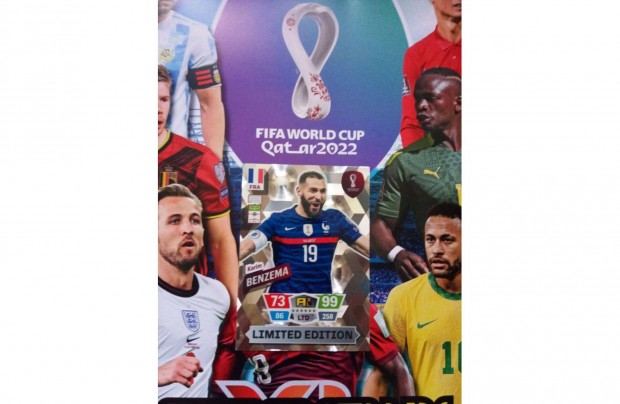 Panini FIFA World Cup Qatar 2022 Limited Benzema focis krtya