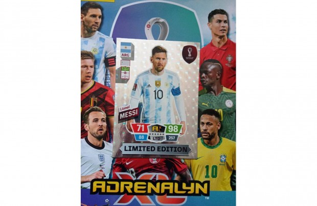 Panini FIFA World Cup Qatar 2022 XXL Limited Messi focis krtya