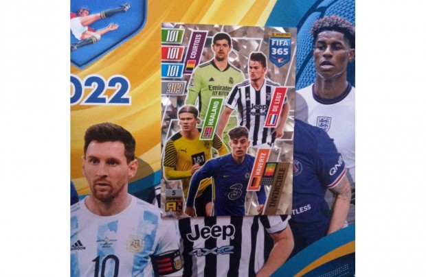 Panini Fifa 365 2022 Adrenalyn Invincible focis krtya