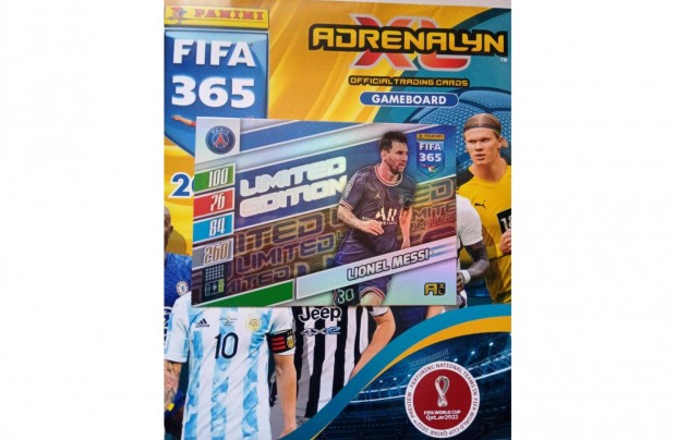 Panini Fifa 365 2022 Adrenalyn Update Messi XXL Limited focis krtya