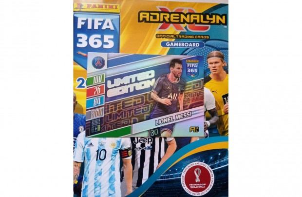 Panini Fifa 365 2022 Adrenalyn Update Messi XXL Limited krtya