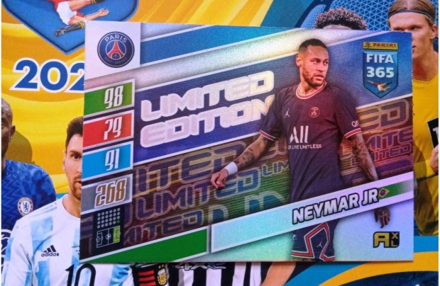 Panini Fifa 365 2022 Adrenalyn Update Neymar XXL Limited krtya