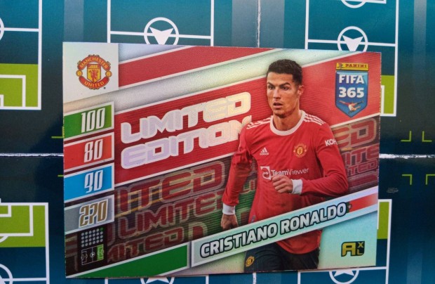 Panini Fifa 365 2022 Adrenalyn Update Ronaldo XXL Limited focis krtya