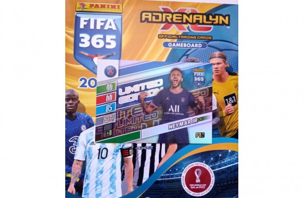 Panini Fifa 365 2022 Neymar Jr XXL Limited krtya