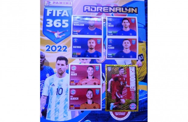 Panini Fifa 365 2022 The Golden World of Football matrica