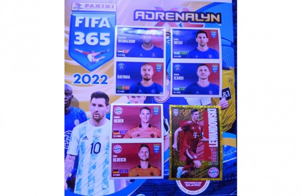 Panini Fifa 365 2022 The Golden World of Football matrica akci