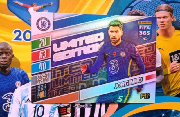 Panini Fifa 365 2022 Update Jorginho XXL Limited focis krtya