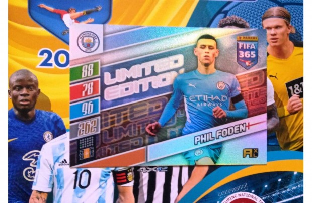 Panini Fifa 365 2022 Update Phil Foden XXL Limited krtya