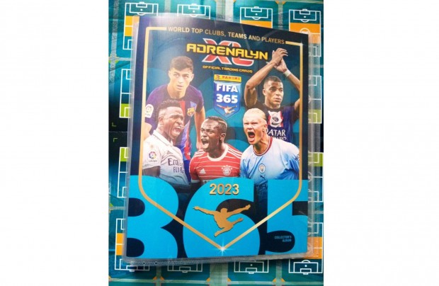 Panini Fifa 365 2023 Adrenalyn focis Album 333 darab krtyval