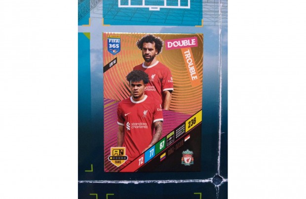 Panini Fifa 365 2024 Daz-Salah Double Trouble focis krtya