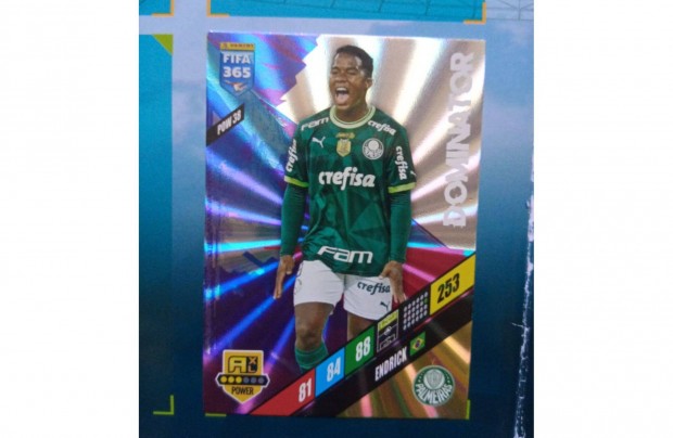 Panini Fifa 365 2024 Endrick Dominator focis krtya