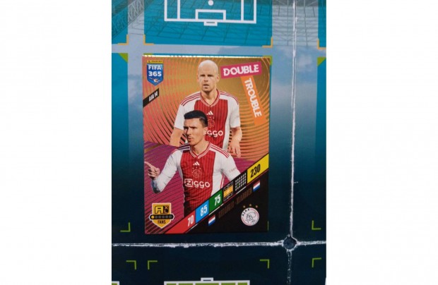 Panini Fifa 365 2024 Klassen-Berghuis Double Trouble focis krtya