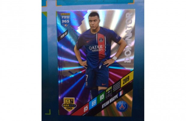 Panini Fifa 365 2024 Kylian Mbapp Dominator focis krtya