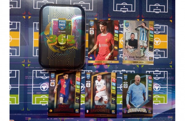 Panini Fifa 365 2025 Npszer focis krtya szett Kis Fmdobozban