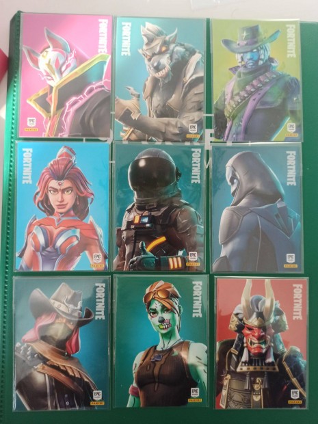 Panini Fortnite Series 1 2019 Ritka lapok