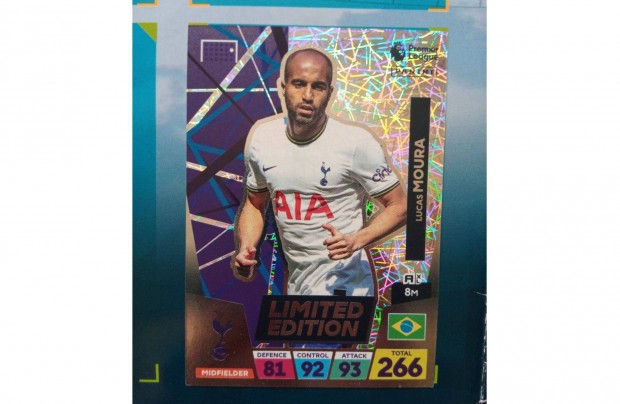 Panini Premier League 2023 Adrenalyn Lucas Moura Limited focis krtya