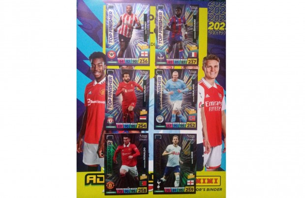 Panini Premier League 2023 Adrenalyn Top Finisher s Titan krtya