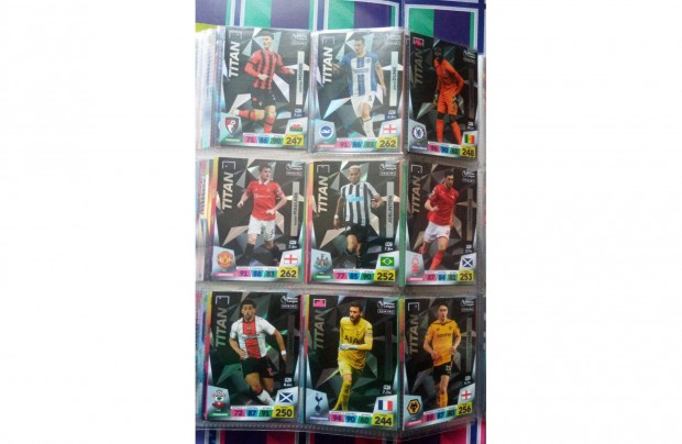 Panini Premier League 2023 Adrenalyn XL Titan Teljes sor