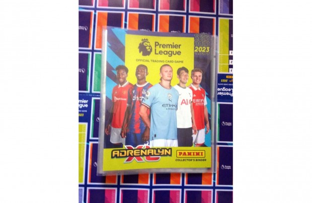 Panini Premier League 2023 Adrenalyn kártyagyűjtő album