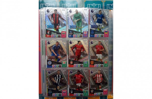 Panini Premier League 2024-2025 Adrenalyn XL Limited krtya