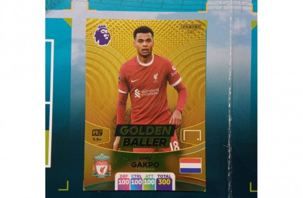 Panini Premier League 2024 Adrenalyn Cody Gakpo Golden Baller