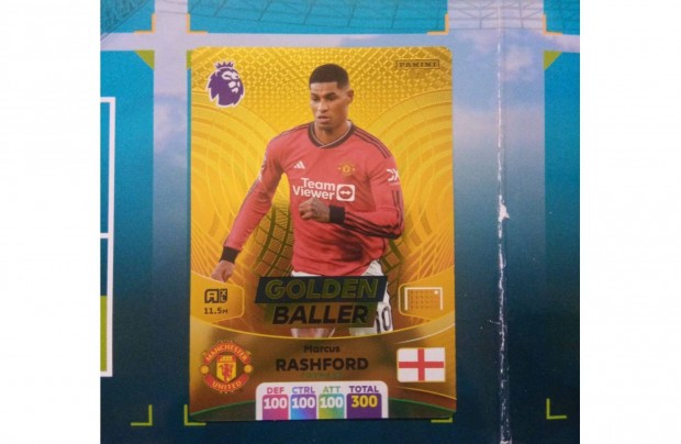 Panini Premier League 2024 Adrenalyn XL Rashford Golden Baller