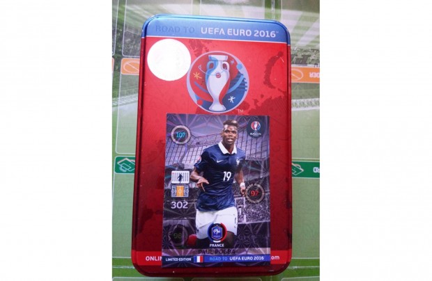 Panini Road to UEFA EURO 2016 Paul Pogba Limited focis krtya