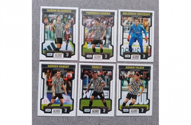 Panini Score 2023-24 Juventus focis kártyák