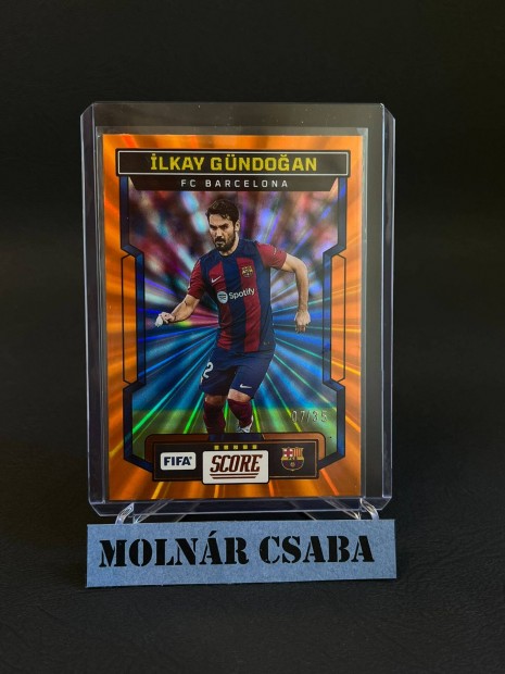 Panini Score Soccer 2023/24 Fifa Ilkay Gundogan, Barcelona, /35