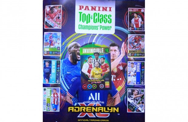 Panini Top Class 2021-2022 Adrenalyn Invincible focis krtya