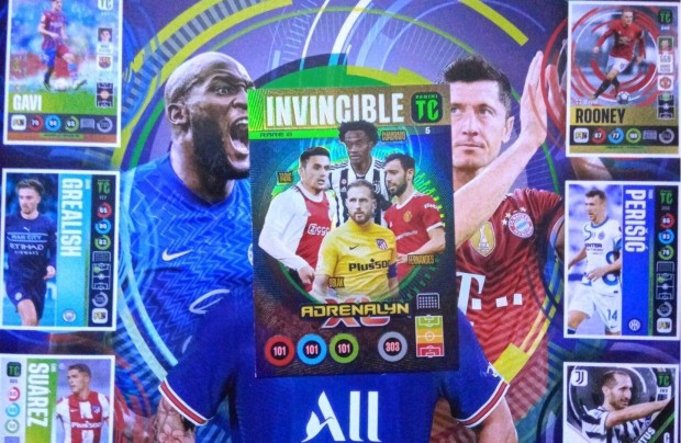 Panini Top Class 2021-2022 Adrenalyn Invincible focis krtya