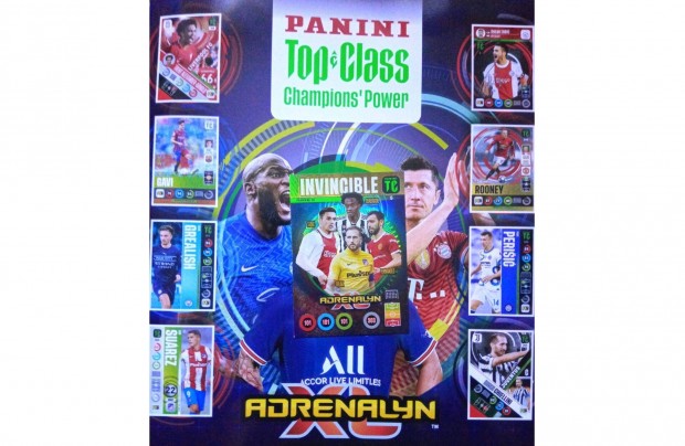 Panini Top Class 2021-2022 Adrenalyn Invincible krtya