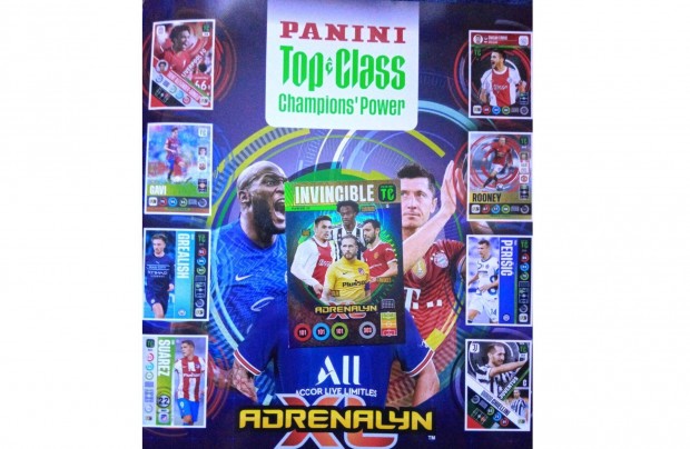 Panini Top Class 2021-2022 Adrenalyn Invincible krtya