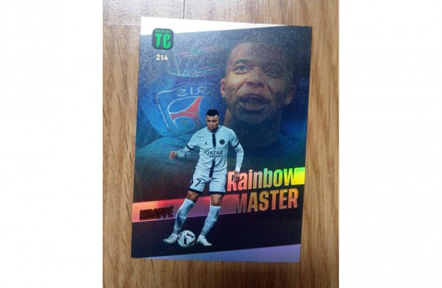 Panini Top Class 2023 Rainbow Master Mbapp focis krtya